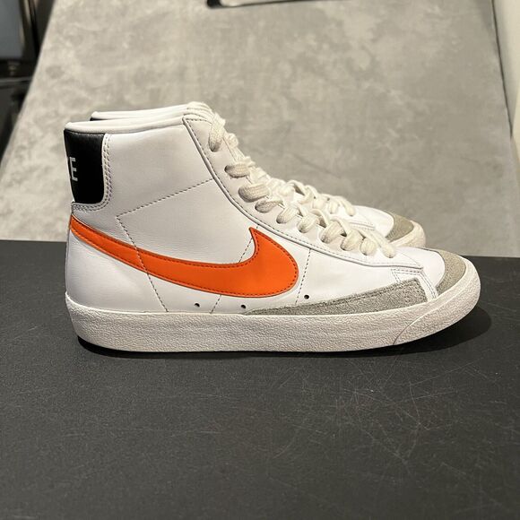 HOT Nike Sneaker Nike Blazer Mid Mens Orange Nike Blazer Mid